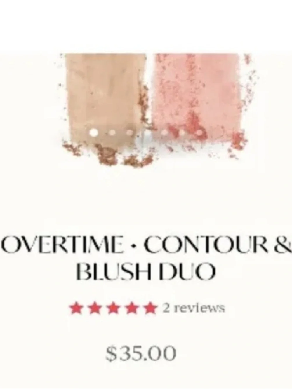 Complex Culture Overtime Contour Bronzer & Blush Duo: Power Player & Pink Slip